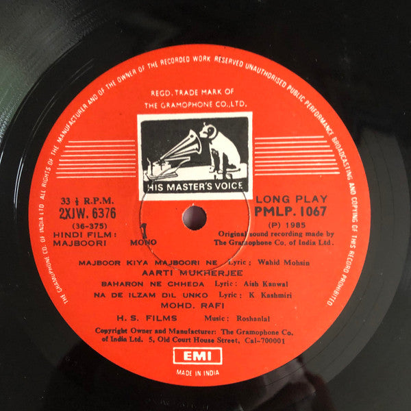 Roshanlal : Majboori (LP, Mono)