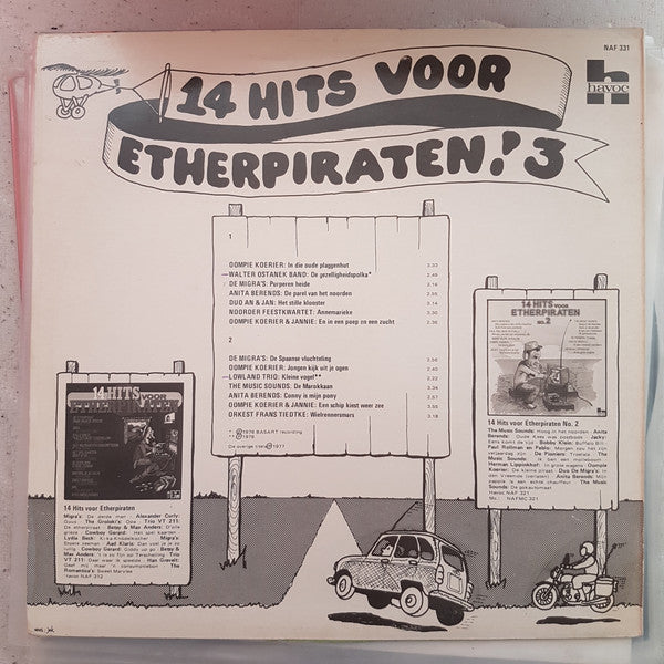 Various : 14 Hits Voor Etherpiraten 3 (LP, Comp)