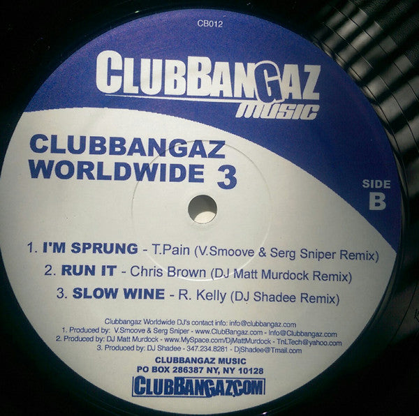 Club Bangaz Music : Club Bangaz Worldwide 3 (12")