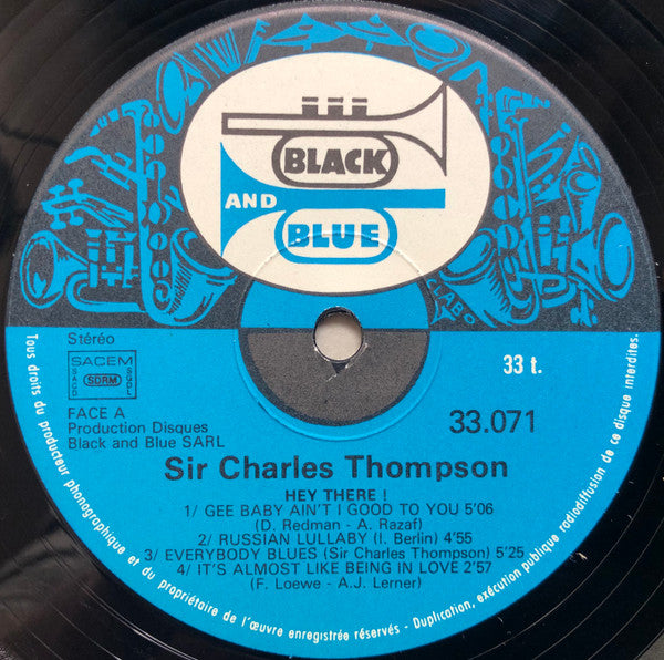 Sir Charles Thompson : Hey There ! (LP, Album)
