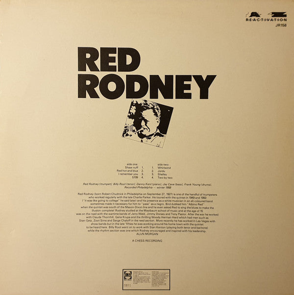 Red Rodney : Red Rodney  (LP, Album, RE)