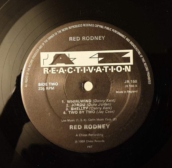 Red Rodney : Red Rodney  (LP, Album, RE)