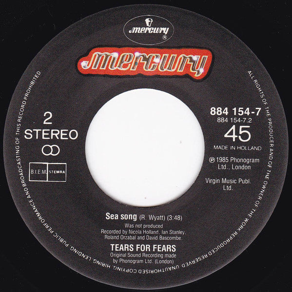 Tears For Fears : I Believe (A Soulful Re-Recording) (7", Single)