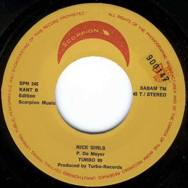 Turbo 99 : Don't Steel My Joy (7", Single)