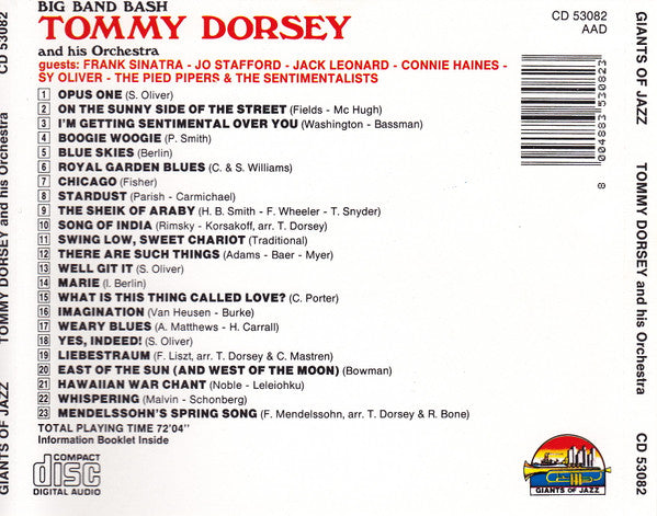 Tommy Dorsey : Big Band Bash (CD, Comp)