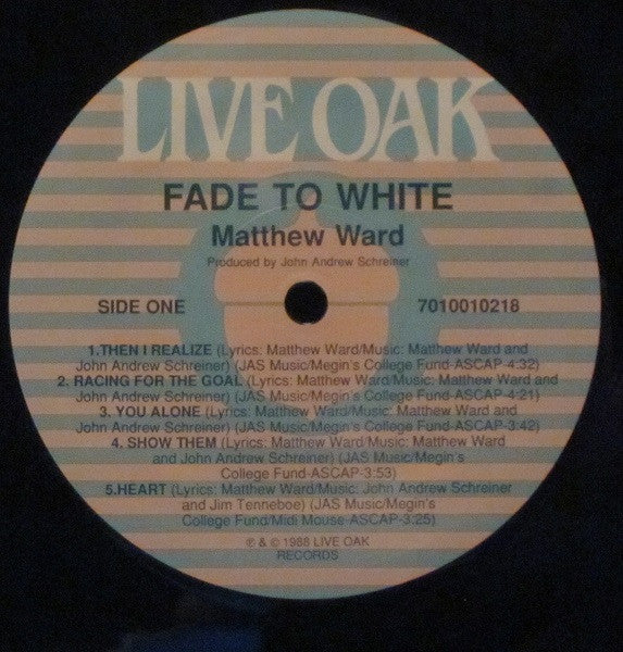 Matthew Ward (2) : Fade To White (LP)