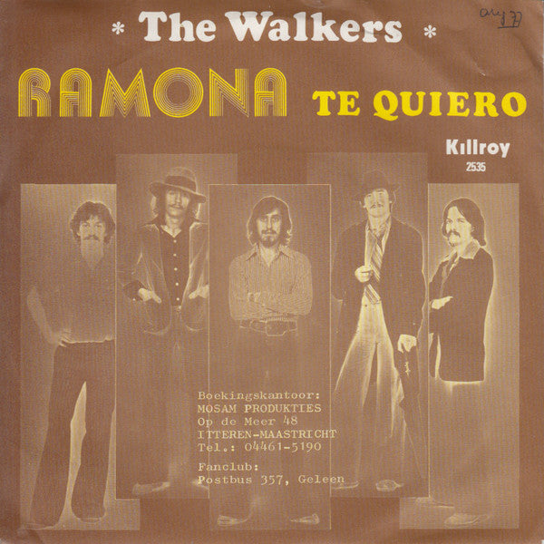 The Walkers (2) : Ramona Te Quiero (7", Single)
