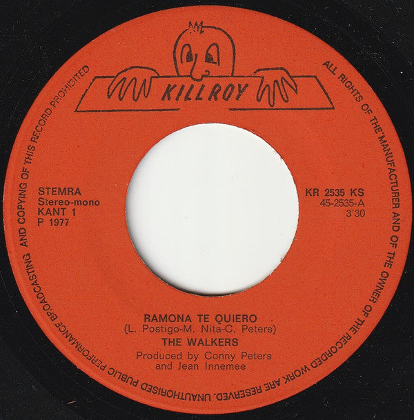 The Walkers (2) : Ramona Te Quiero (7", Single)