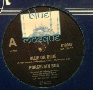 Porcelain Bus : Blue On Blue (7", Single)