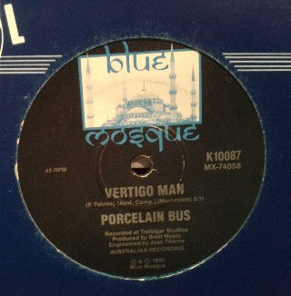 Porcelain Bus : Blue On Blue (7", Single)