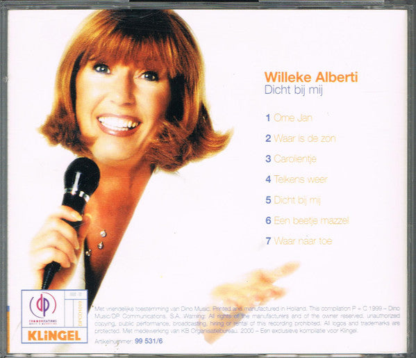 Willeke Alberti : Dicht Bij Mij (CD, Comp)