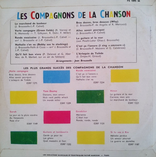 Les Compagnons De La Chanson : Les Compagnons De La Chanson (10", Album, Mono)