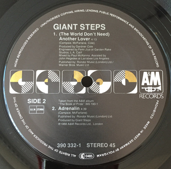 Giant Steps (2) : Another Lover (12")