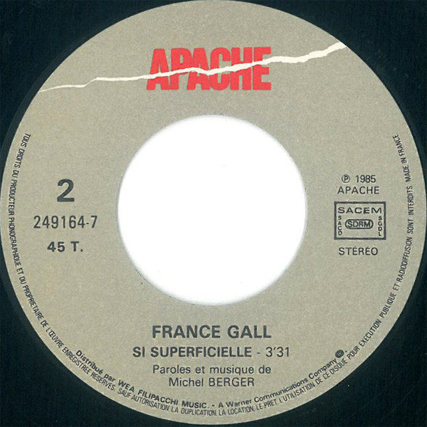 France Gall : Calypso (7", Single)