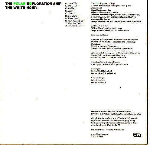 The Polar Exploration Ship : The White Hour (CD, Promo)