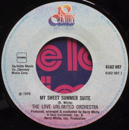 Love Unlimited Orchestra : My Sweet Summer Suite (7", Single)