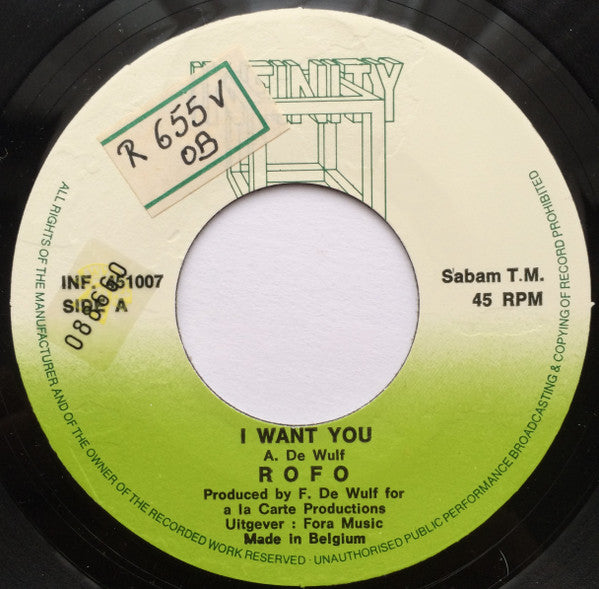 Rofo : I Want You (7")