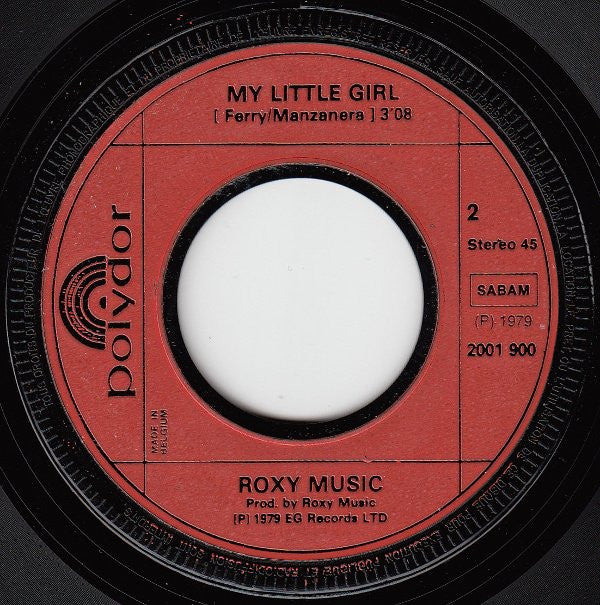 Roxy Music : Angel Eyes (7", Single)