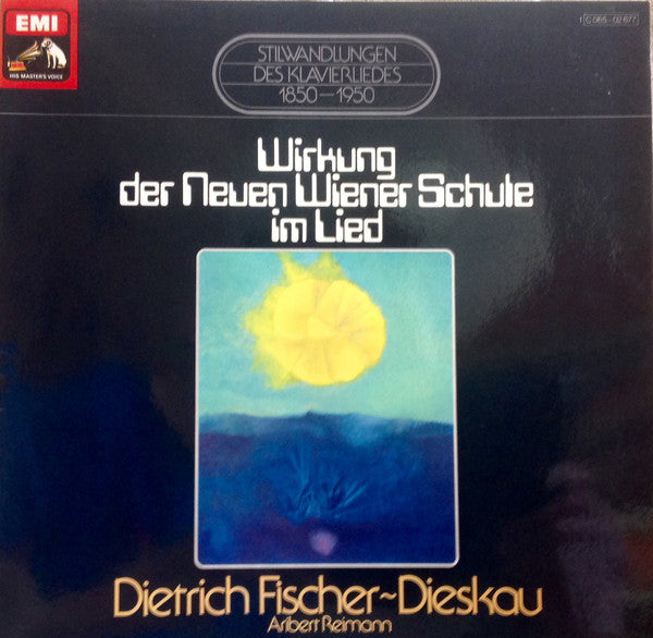 Dietrich Fischer-Dieskau, Aribert Reimann : Wirkung Der Neuen Wiener Schule Im Lied (LP)