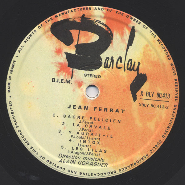 Jean Ferrat : Jean Ferrat (LP, Album)