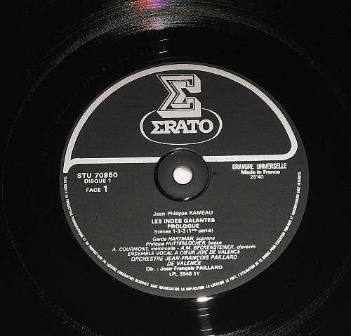 Jean-Philippe Rameau - Orchestre De Chambre Jean-François Paillard, Jean-François Paillard : Les Indes Galantes (4xLP, RE + Box, Album)