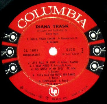 Diana Trask : Diana Trask (LP, Album, Mono)
