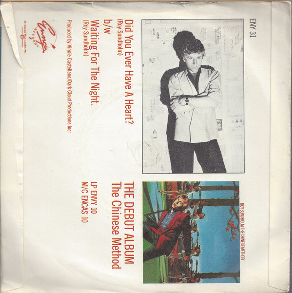 Roy Sundholm : Did You Ever Have A Heart ? (7", Single)