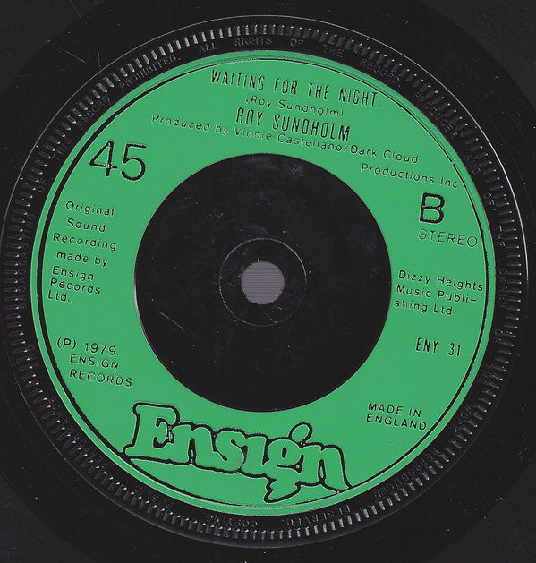 Roy Sundholm : Did You Ever Have A Heart ? (7", Single)