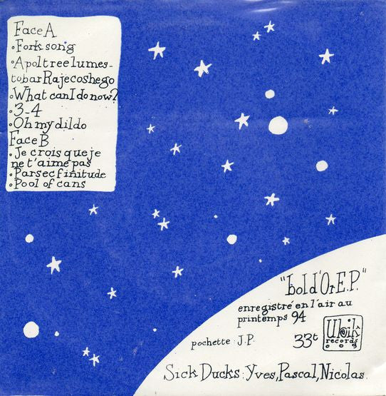 Sick Ducks : Bol D'Or E.P. (7", EP, Whi)