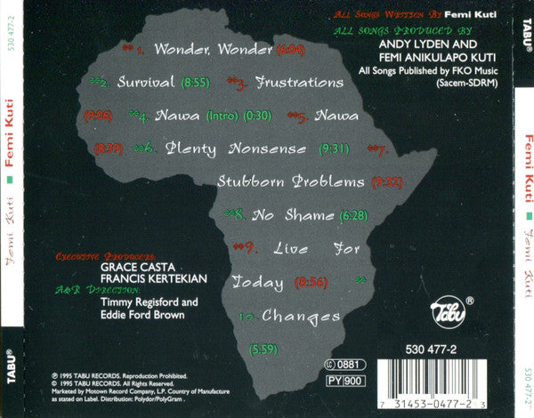 Femi Kuti : Femi Kuti (CD, Album)