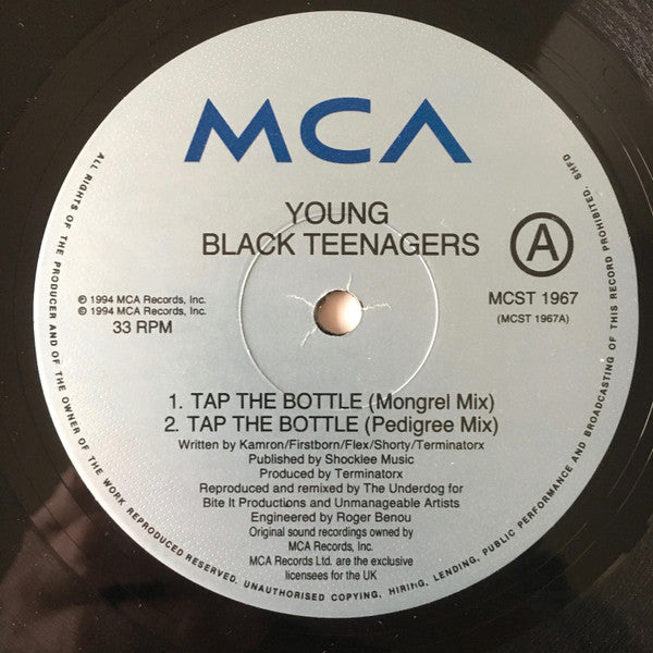 Young Black Teenagers : Tap The Bottle (12")