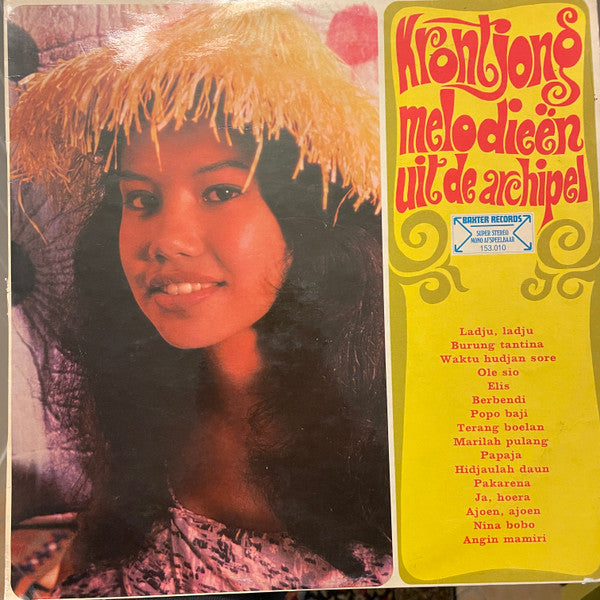 Jackie Sprangers : Krontjong Melodieën Uit De Archipel (LP)
