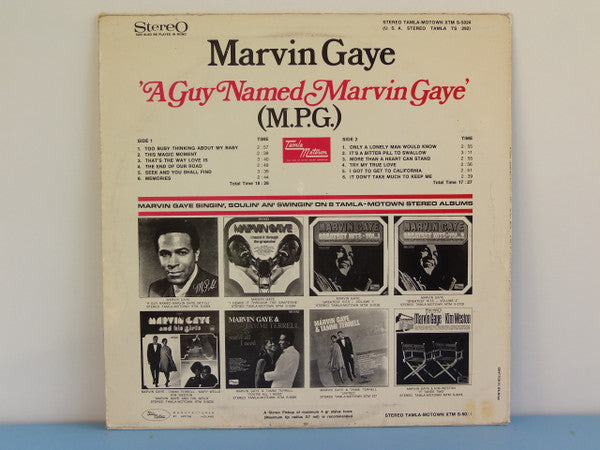 Marvin Gaye : M.P.G. (LP, Album)