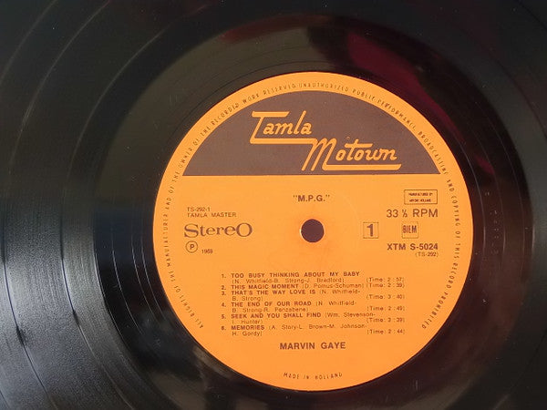 Marvin Gaye : M.P.G. (LP, Album)