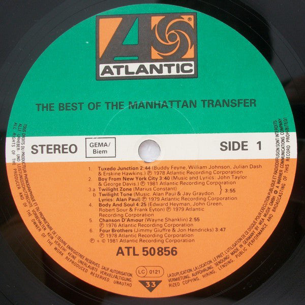 The Manhattan Transfer : The Best Of The Manhattan Transfer (LP, Comp)