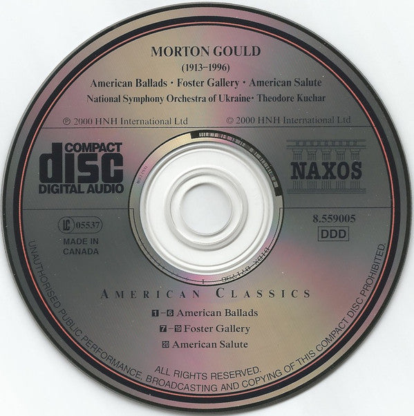 Morton Gould, National Symphony Orchestra Of Ukraine, Theodore Kuchar : American Ballads / Foster Gallery / American Salute (CD, Album)