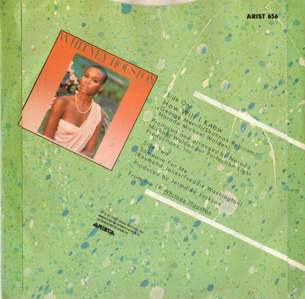 Whitney* : How Will I Know (7", Single, Pap)