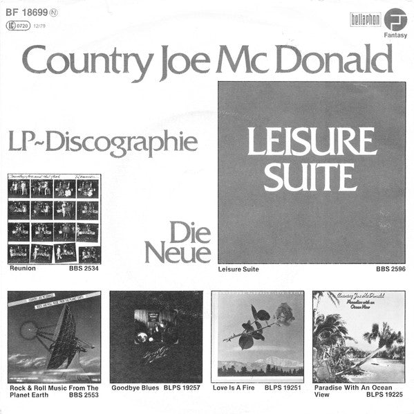 Country Joe McDonald : Private Parts (7")