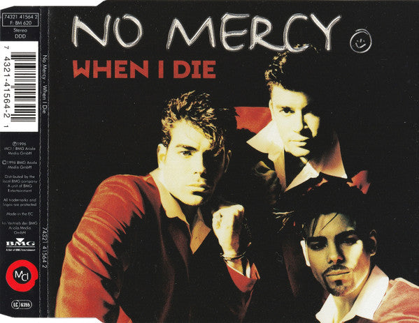 No Mercy : When I Die (CD, Maxi)