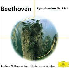 Herbert von Karajan - Berliner Philharmoniker, Ludwig van Beethoven : Symphonien Nr. 1 & 3 (CD, Comp, RE)
