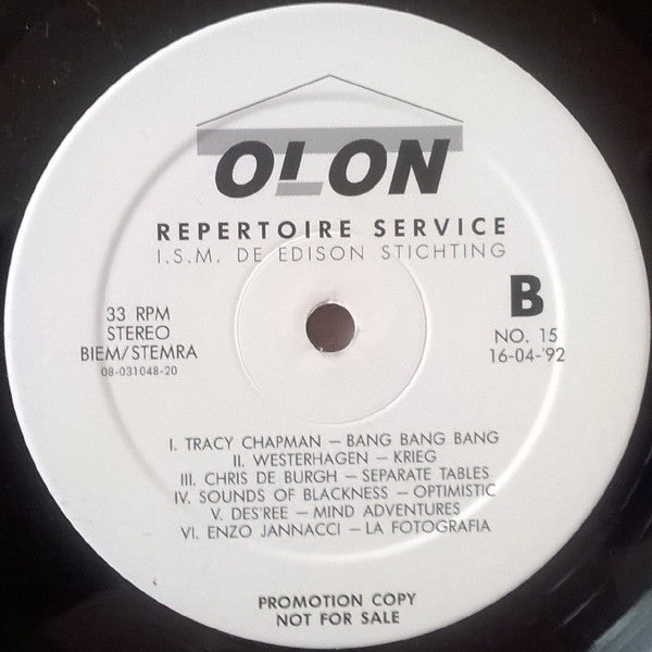 Various : Repertoire Service No. 15 (LP, Comp, Promo)