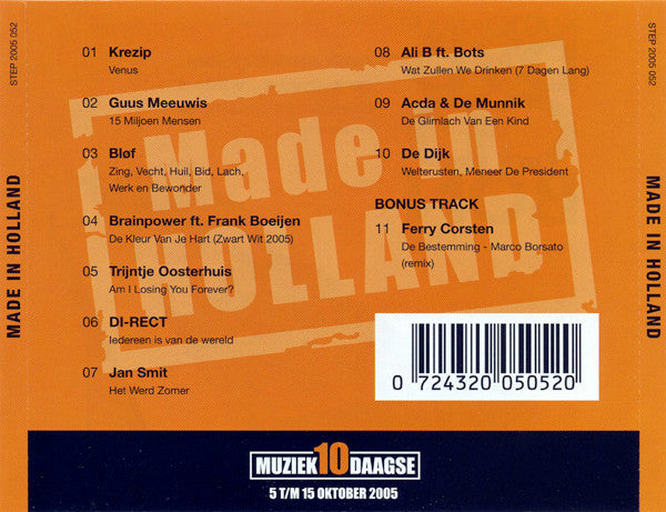 Various : Made In Holland (CD, Comp)