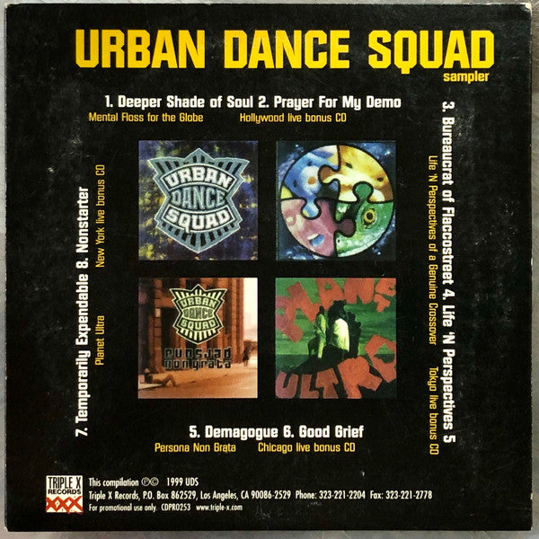 Urban Dance Squad : Urban Dance Squad (Sampler) (CD, Comp, Promo, Smplr)