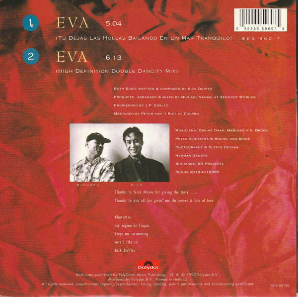Rick DeVito : Eva (7", Single)