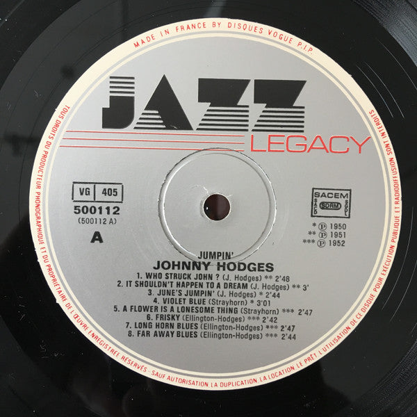 Johnny Hodges : Jumpin' (LP, Comp)
