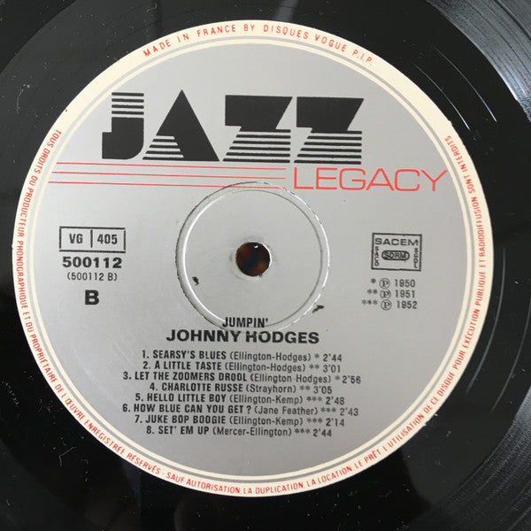 Johnny Hodges : Jumpin' (LP, Comp)
