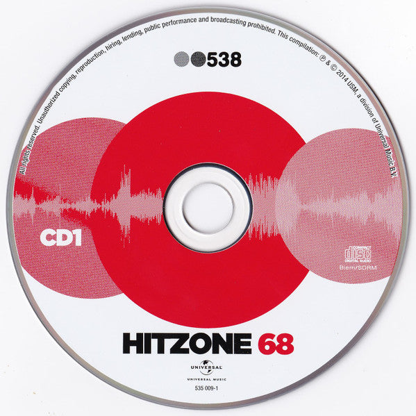 Various : 538 Hitzone 68 (2xCD, Comp)