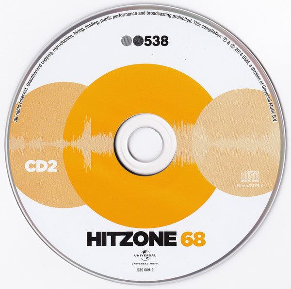 Various : 538 Hitzone 68 (2xCD, Comp)