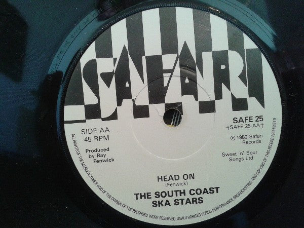 South Coast Ska Stars : South Coast Rumble / Head On (7", Single)
