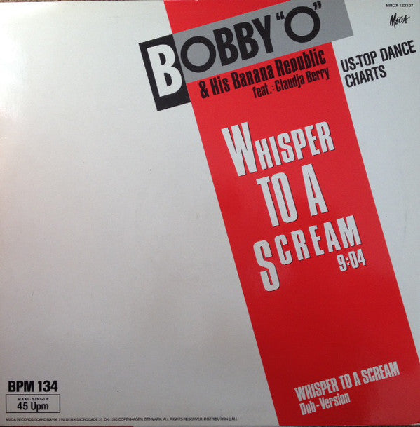 Bobby "O" & His Banana Republic Feat. Claudja Barry : Whisper To A Scream (12", Maxi)